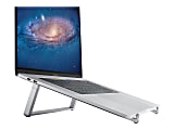 Rain Design mBar Pro Foldable Laptop Stand - Silver - Take it easy. Designed to let you work comfortably, on the go. mBar Pro+ raises and tilts your MacBook, makes viewing, typing and swiping on the touch Bar easier