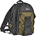 Canon 200EG Deluxe Camera Case - Backpack - Shoulder Strap - Nylon - Black, Olive
