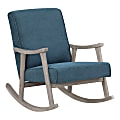 Office Star™ Gainsborough Rocker, Azure/Brushed Gray 1 thumbnail image