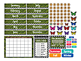 Schoolgirl Style Woodland Whimsy Calendar Bulletin Board Set, 23" x 17"