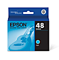 Epson® T0482 Cyan Ink Cartridge, T048220