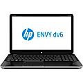 HP Envy dv6-7200 dv6-7229nr 15.6" LCD Notebook - Intel Core i7 (3rd Gen) i7-3630QM Quad-core (4 Core) 2 GHz - 6 GB DDR3 SDRAM - 750 GB HDD - Windows 8 - 1366 x 768 - BrightView - Brushed Aluminum, Midnight Black 1 thumbnail image