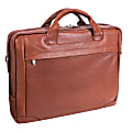 McKleinUSA BRIDGEPORT Large Laptop Brief, Brown