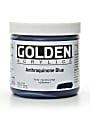 Golden Heavy Body Acrylic Paint, 16 Oz, Anthraquinone Blue