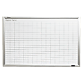 SKILCRAFT® Work/Plan Magnetic Dry-Erase White Board, Steel, 72" x 48", Silver Aluminum Frame (AbilityOne 7110-01-622-1763)