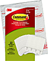 Command Medium Picture Hanging Strips, 22-Pairs (44-Command Strips), Damage-Free, White