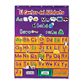 Learning Resources Spanish Alphabet Pocket Chart (El Centro Del Alfabeto), 37 3/4" x 28 1/4", Purple/Orange, Kindergarten - Grade 4
