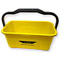 Ettore Super Compact Bucket - 3 gal - Heavy Duty, Sturdy Handle, Compact, Ergonomic Grip - 7.3" x 17.5" - Yellow - 1 Each 1 thumbnail image