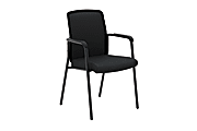 basyx by HON® HVL508 Mesh Back Multipurpose Stacking Chair, Black