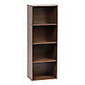 IRIS 46"H 4-Tier Storage-Shelf, Brown