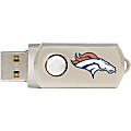 Centon DataStick Twist NFL USB Flash Drive, Denver Broncos, 4GB