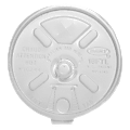 Dart Lift-n-Lock Lid With Straw Slot For Foam Cups, 16 Oz, Translucent, Pack Of 1,000 1 thumbnail image