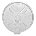Dart Lift-n-Lock Lid With Straw Slot For Foam Cups, 16 Oz, Translucent, Pack Of 1,000