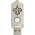 Centon DataStick Twist NFL USB Flash Drive, New Orleans Saints, 4GB