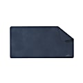 Mobile Pixels PU Leather Desk Mat, 31-1/2" x 15-3/4", Set Sail Blue