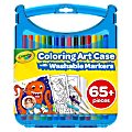 Crayola Create & Color Super Tips Marker Kit, Fine Point, Assorted Colors, Kit Of 65 Pieces 1 thumbnail image