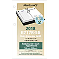 AT-A-GLANCE® Desk Calendar Refill, 3 1/2" x 6", 30% Recycled, January-December 2018 (E717R50-18)