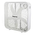 Impress 3-Speed Box Fan, 20" x 4", White 1 thumbnail image
