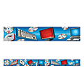 Teacher Created Resources Border Trim, Straight, 3" x 35", Computer, Pre-K - College, Pack Of 12
