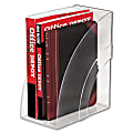 Optimizers Deluxe Plastic Magazine Rack, 5 1/4 x 9 x 11 1/8, Clear 1 thumbnail image