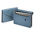 Pendaflex® 7-Pocket Poly Expanding File, 9 1 1/6" x 13 1/2", Blue