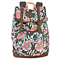 Trailmaker Drawstring Backpack With 17" Laptop Pocket, Floral