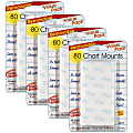 Miller Studio Removable Magic Mounts®, Chart Tabs, 1" x 1", White, 80 Tabs Per Pack, Set Of 4 Packs 1 thumbnail image