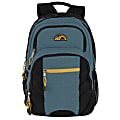 Trailmaker Multi-Pocket Backpack, 19"H x 13"W x 8"D, Teal/Black 1 thumbnail image