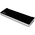 StarTech.com USB 3.0 KVM Docking Station - Connect Two Laptops - Windows / macOS Compatible - Supports Dual Displays - DisplayPort and HDMI or 4K Ultra HD on a Single Monitor - USB3DDOCKFT - Dual Monitor Docking Station 1 thumbnail image