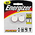 Energizer® 3-Volt Lithium Calculator/Watch Batteries, 2025, Pack Of 2