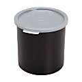 Cambro Crock With Lid, 1.5 Qt, Black