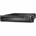 APC by Schneider Electric Smart-UPS X SMX3000RMLV2U 3000 VA Rack-mountable UPS - 2U Rack-mountable - 3 Hour Recharge - 6 Minute Stand-by - 120 V AC Input - 120 V AC Output - Sine Wave - Serial Port - USB