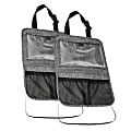 Honey Can Do Hanging Backseat Organizers, Gray, Pack Of 2