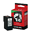 Lexmark™ 14 Return Program Black Ink Cartridge, 18C2099