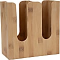 Mind Reader 2-Row Cup/Lid Organizer, Brown 1 thumbnail image