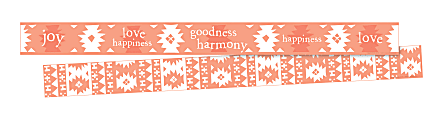 Barker Creek Double-Sided Border, 3" x 35", Happiness, Pack Of 24 Strips