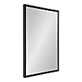 Uniek Kate And Laurel Evans Rectangle Mirror, 36”H x 24”W x 1-1/2”D, Black 1 thumbnail image