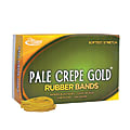 Alliance Rubber Pale Crepe Gold® Rubber Bands, #16, 2 1/2" x 1/16", 1 Lb, Box Of 2,675