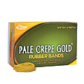 Alliance Rubber Pale Crepe Gold® Rubber Bands, #16, 2 1/2" x 1/16", 1 Lb, Box Of 2,675 1 thumbnail image