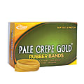 Alliance Rubber Pale Crepe Gold® Rubber Bands, #32, 3" x 1/8", 1 Lb, Box Of 1,100