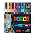 Uni-Ball POSCA PC 3M Water Based Paint Markers, Reversible Fine Tip, Assorted Colors, Pack Of 8 Markers 1 thumbnail image