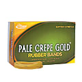Alliance Rubber Pale Crepe Gold® Rubber Bands, #33, 3 1/2" x 1/8", 1 Lb, Box Of 970 1 thumbnail image