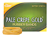 Alliance Rubber Pale Crepe Gold® Rubber Bands, #64, 3 1/2" x 1/4", 1 Lb, Box Of 490 1 thumbnail image
