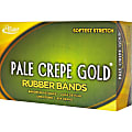 Alliance Rubber Pale Crepe Gold® Rubber Bands, #64, 3 1/2" x 1/4", 1 Lb, Box Of 490 1 thumbnail image