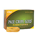 Alliance Rubber Pale Crepe Gold® Rubber Bands, #64, 3 1/2" x 1/4", 1 Lb, Box Of 490