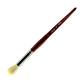Silver Brush Mop Paint Brush, Size 12, Round Bristle, Goat Hair, Dark Red