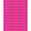 Tape Logic® Permanent Labels, LL173PK, Rectangle, 2 5/8" x 1", Fluorescent Pink, Case Of 3,000