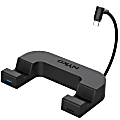 Nyko 7-In-1 USB-C Power Dock And Hub For Steam Deck, Black, NYK89502