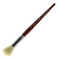 Silver Brush White Mop Paint Brush, 5518S, Size 14, Round Bristle, Goat Hair, Dark Red