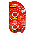 Scotch® MultiTask Tape In Dispensers, 3/4" x 600", Pack Of 2 Tapes